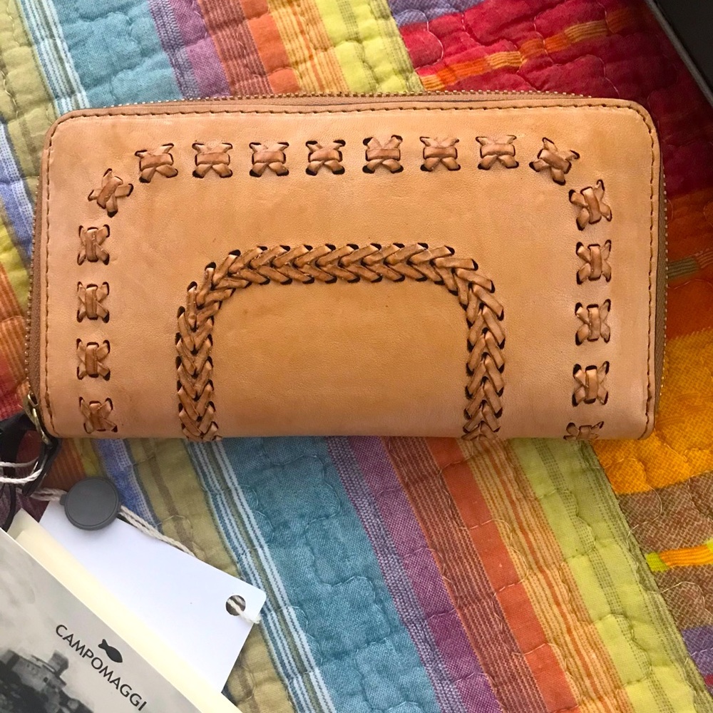 Campomaggi Italian Leather Wallet w/bag & box NWT